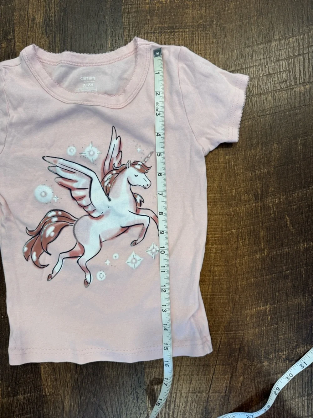 Carter's Two-Piece Pink Unicorn Pajama Set with Matching Leggings